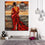 Lady in Red Dress - DIY Painting by Numbers Kit