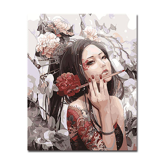 Anime Beauty - DIY Painting by Numbers Kit