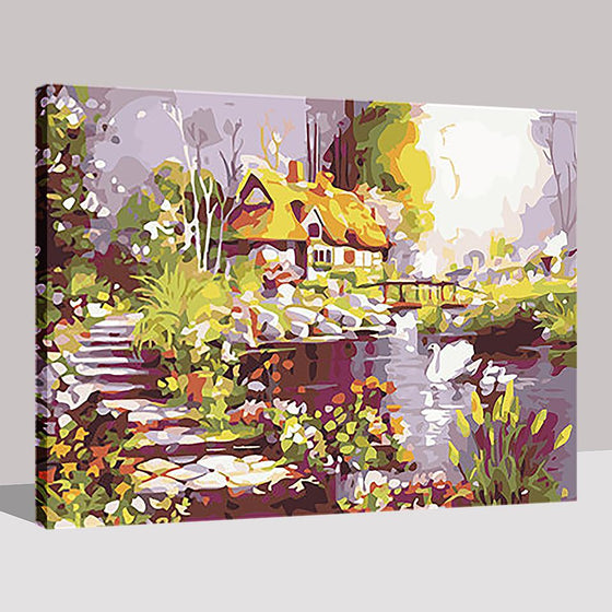 Dreamy Hut - DIY Painting by Numbers Kit