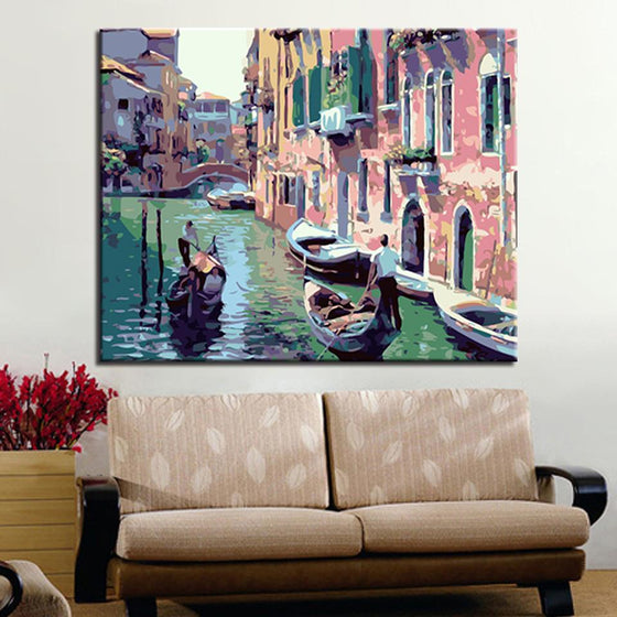 Venice Water Town - DIY Painting by Numbers Kit