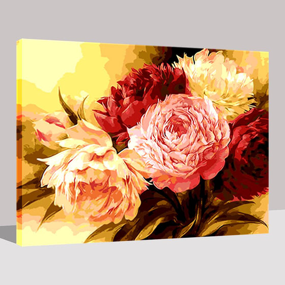 Gorgeous Flowers - DIY Painting by Numbers Kit
