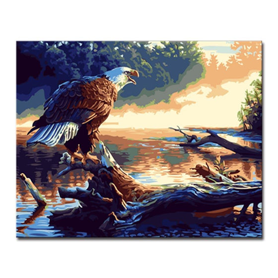 Proud Eagle - DIY Painting by Numbers Kit