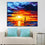 Sunset Glow Sea Sailing Landscape - DIY Painting by Numbers Kit