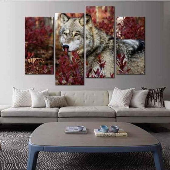 Black And White Wolf Wall Art Decors