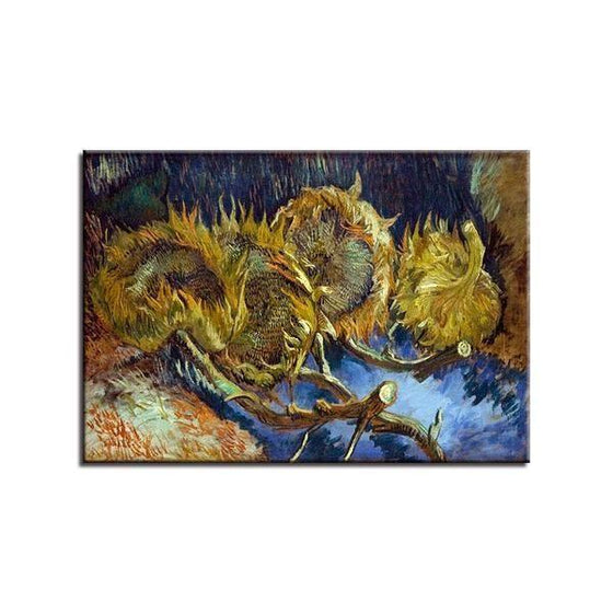 Blumen In Blauer By Vincent Van Gogh Canvas Print Wall Art Decor