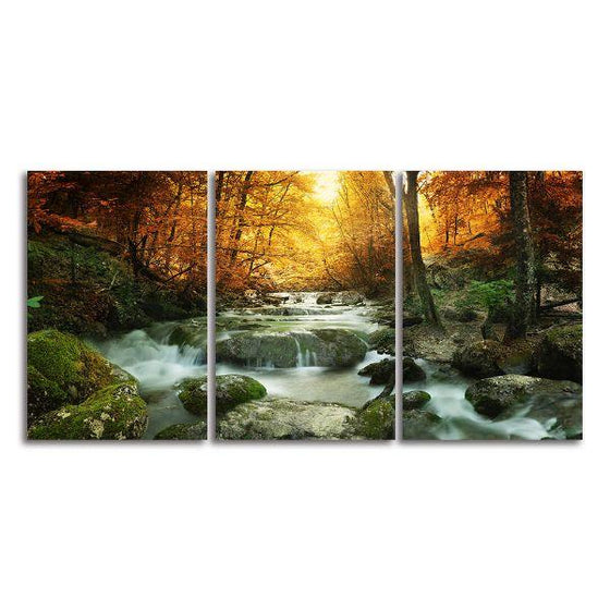 Calm Forest Water Canvas Wall Art