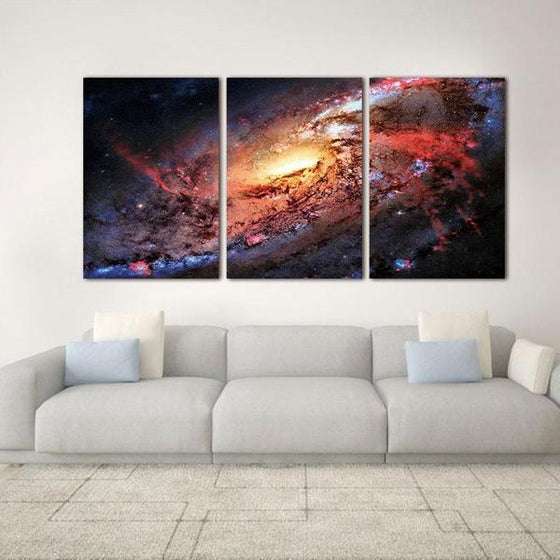 Children's Outer Space Wall Art Canvas