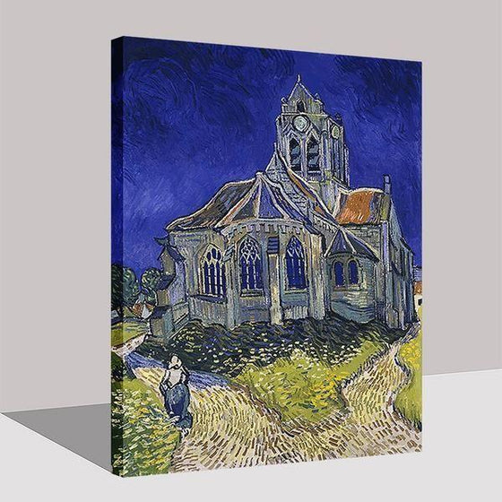 Church At Auvers Van Gogh Wall Art Print