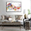 Colorful Horse Figure Canvas Wall Art Living Room