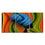 Colorful Turban Lady 3 Panels Canvas Wall Art