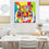 Colorful Tiger Contemporary Canvas Wall Art Office