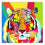 Colorful Tiger Contemporary Canvas Wall Art