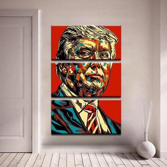 Donald Trump Wall Trump Canvas