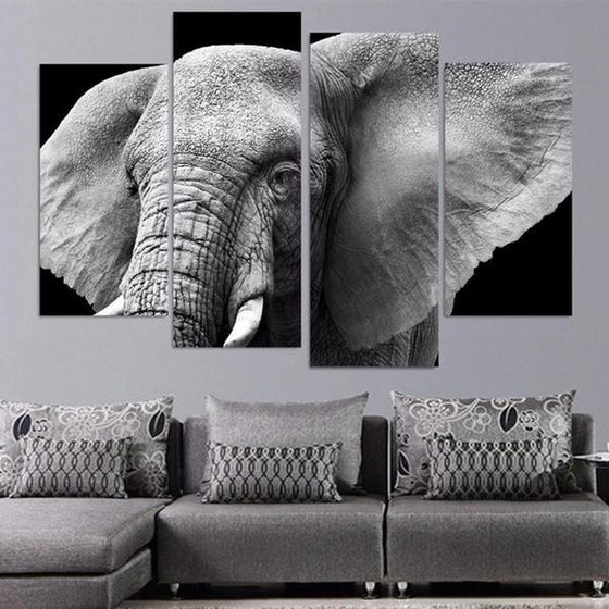 Elephant Head Wall Art Decor