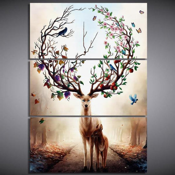 Elk Deer Wall Art Print