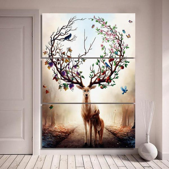 Elk Deer Wall Art