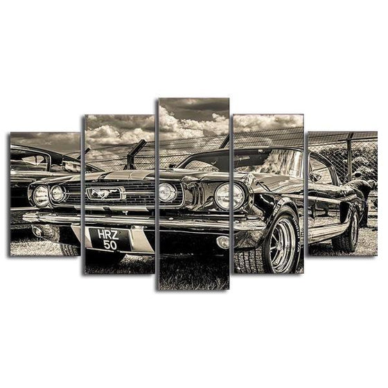 1965 Ford Mustang Canvas Wall Art Decor