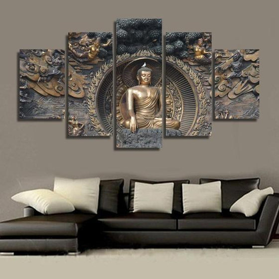 Gautama Buddha Canvas Wall Art Decor