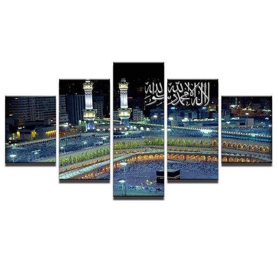 Great Mosque of Mecca Canvas Wall Art