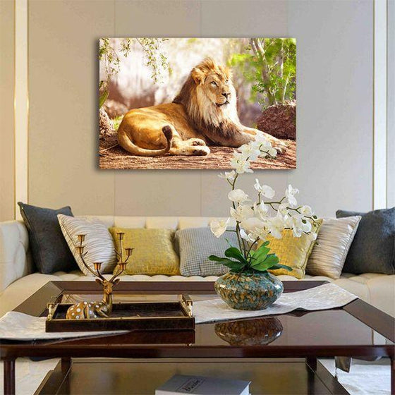 King Of The Jungle 1 Panel Canvas Wall Art Decor