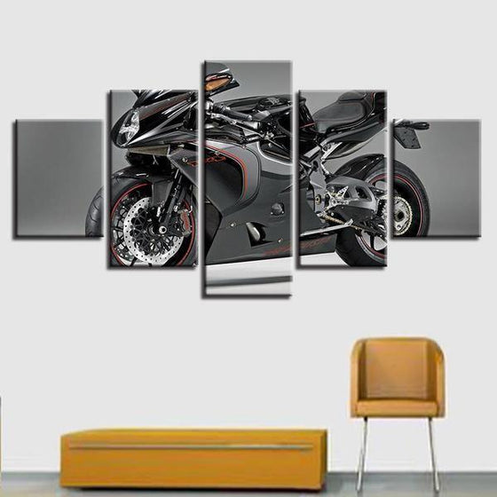 Large Motorcycle Wall Art Canvases
