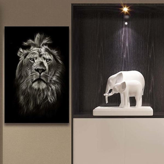 Magnificent Wild Lion Canvas Wall Art Ideas