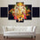 Metal Wall Art India Canvases