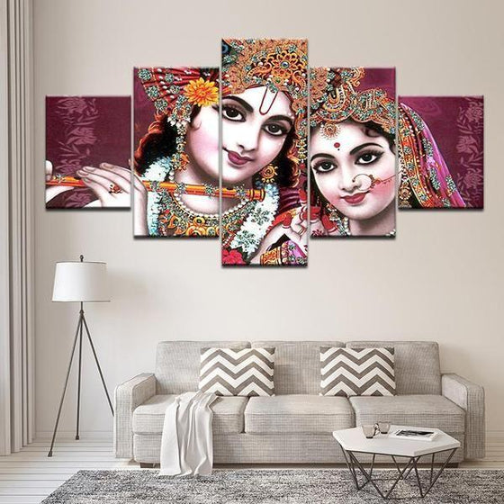 Modern Hindu Wall Art Canvases