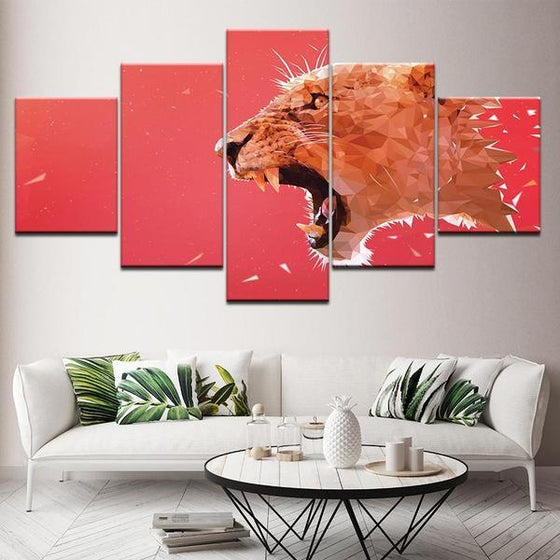 Modern Tiger Wall Art Canvas
