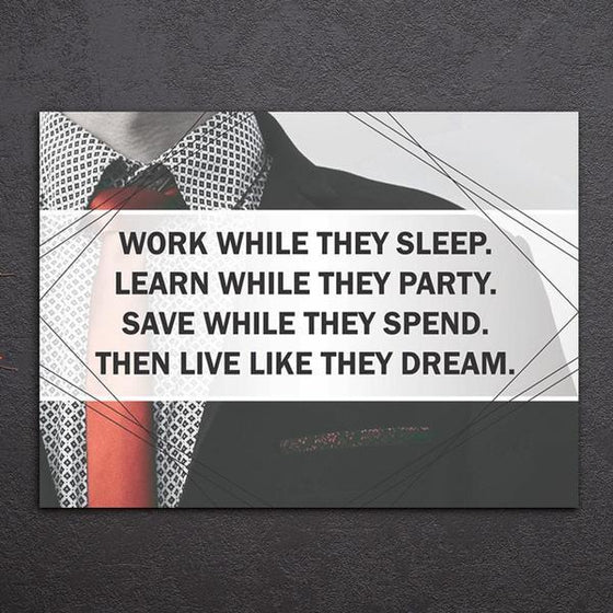 Motivational Wall Art Quotes Canvas