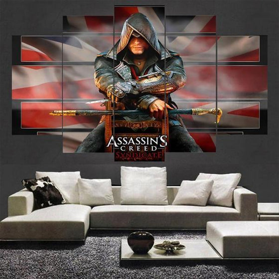 Assassins Creed Syndicate Inspired Canvas Wall Art Living Room