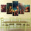 Doctor Who Movie Inspired Characters Canvas Wall Art Dining Room