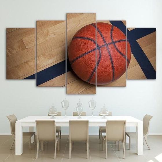 Basketball Ball Canvas Wall Art Decor