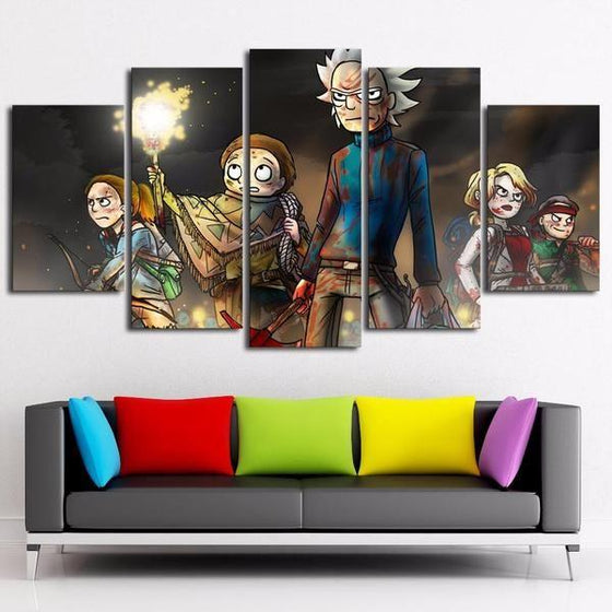 Rick & Morty Wall Art For Sale Canvases