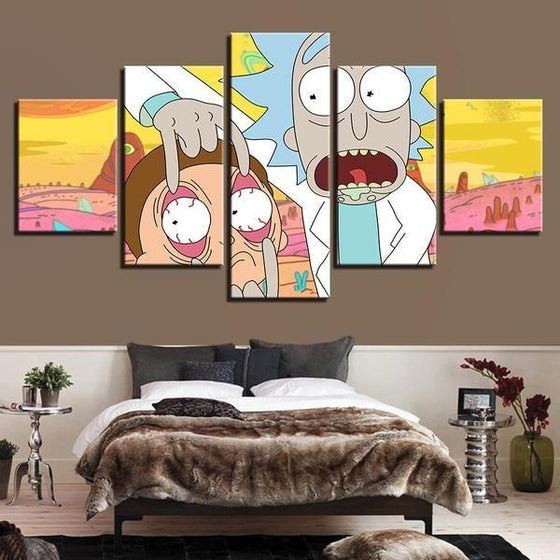 Rick & Morty Wall Art Modern Canvas