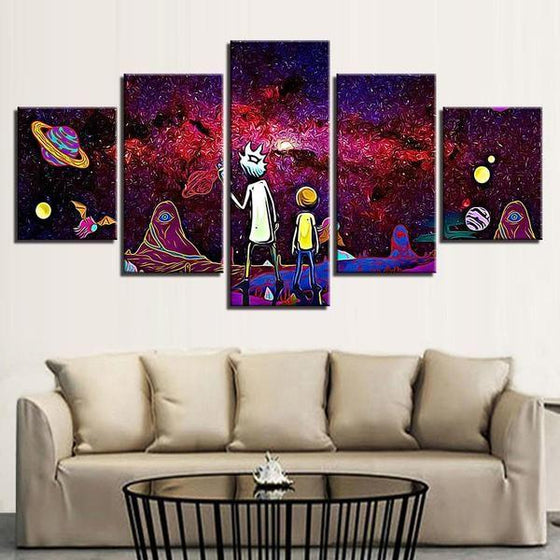 Rick & Morty Wall Art With Frames