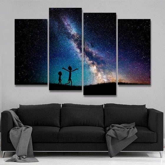 Rick And Morty Wall Art Canvas