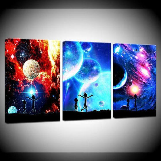 Rick And Morty Wall Art With Frames Decors