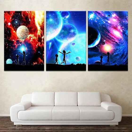 Rick And Morty Wall Art With Frames