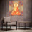 Sitting Buddha & Mandala Canvas Wall Art Decor