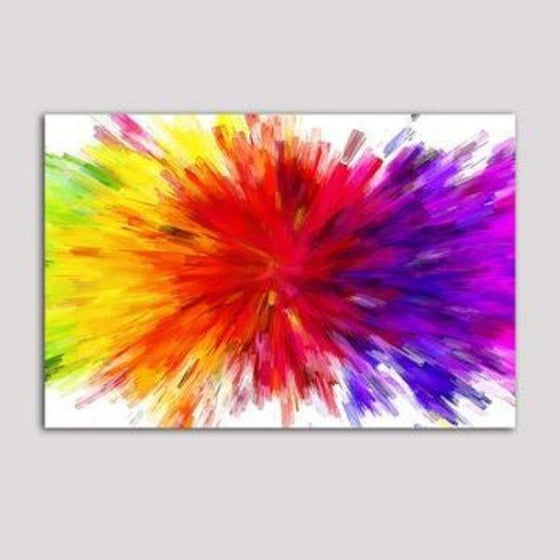 Splash Of Colors Abstract Wall Art