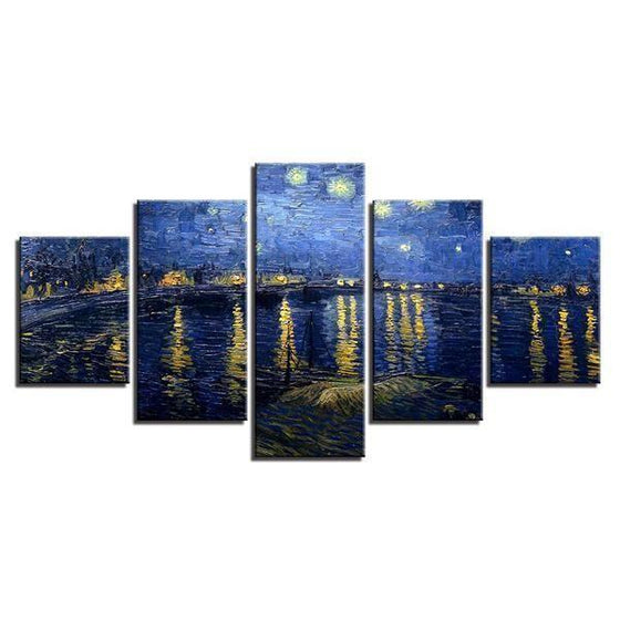 Starry Night Over The Rhone Wall Art Ideas