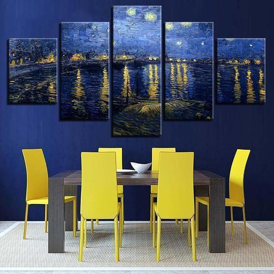 Starry Night Over The Rhone Wall Art