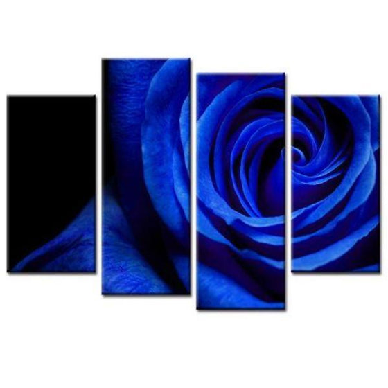 Stunning Blue Rose Wall Art