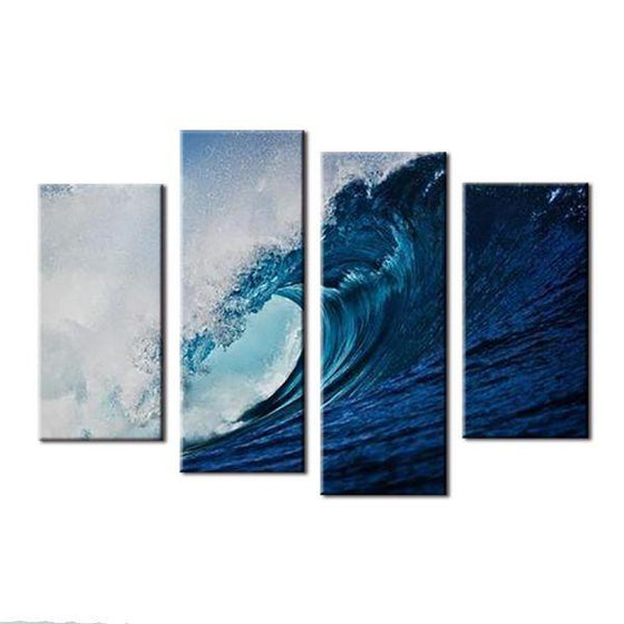 Tubing Wave Canvas Wall Art