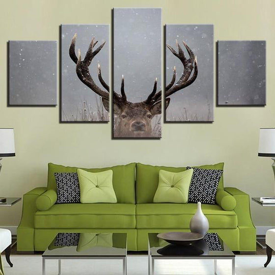 Wall Art Deer Canvas