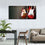 Resting Electric Guitars 3 Panels Canvas Wall Art Dining Room