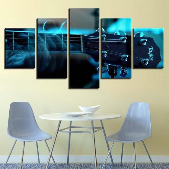 5 Panel Wall Art Music