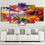 5 Piece Abstract Wall Art