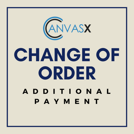 Change of Order: Additional Payment
